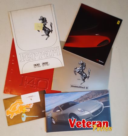 Ferrari brochurer 